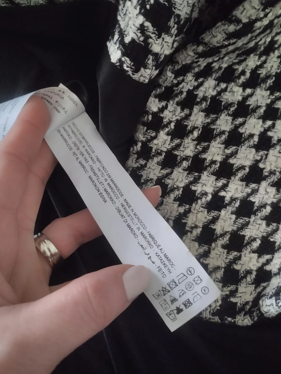 Zara Manteau structuré pied-de-poule XS Neuf avec étiquettes – photo 18
